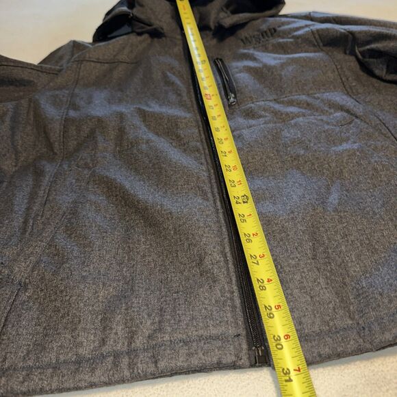 World Series Poker Mens Gray Full Zip Jacket Long Sleeve Size 2XL - Picture 7 of 9